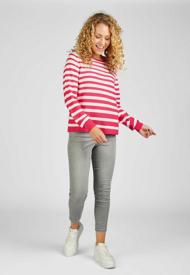 Rabe Longpullover Streifenpullover für Damen (1-tlg) von Rabe