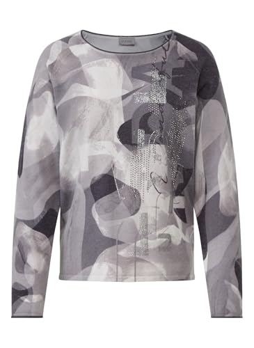 Rabe Pullover Gemustert - Rundhals, Langarm von Rabe