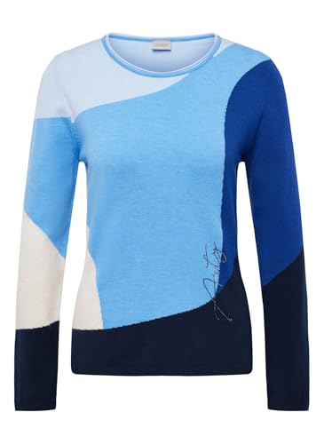 Rabe Pullover Gemustert - Rundhals, Langarm von Rabe