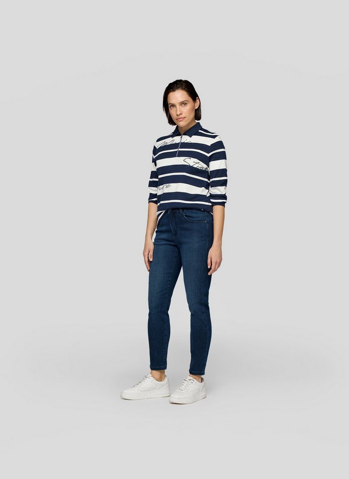 Rabe Rundhalspullover Nordic Blue von Rabe