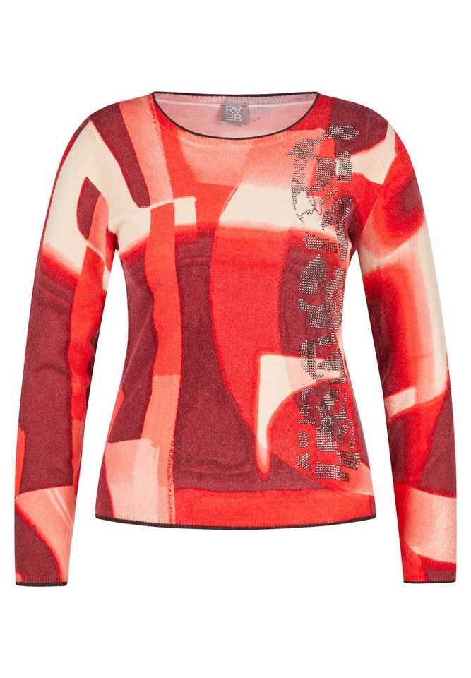 Rabe Rundhalspullover Red Glam von Rabe