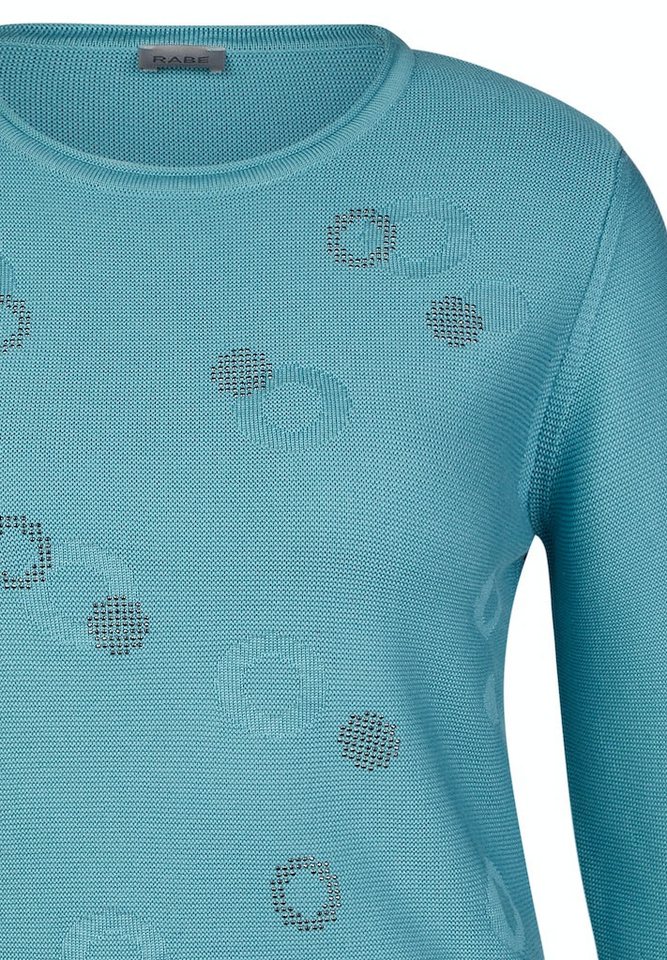 Rabe Strandpullover Pullover Pfauenblau Rabe Strandpullover Pullover Pfauenblau von Rabe