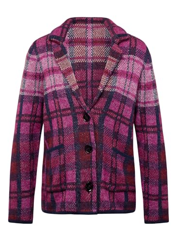 Rabe Strickjacke Gemustert - Reverskragen, Langarm von Rabe