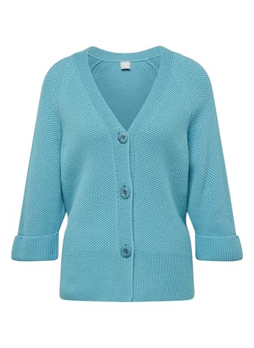Rabe Strickjacke Unifarben in Hellblau für Damen von Rabe