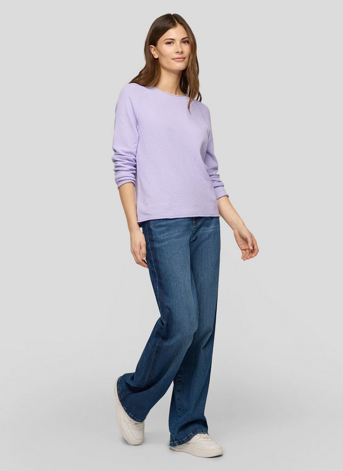 Rabe Strickpullover Pullover Flieder von Rabe
