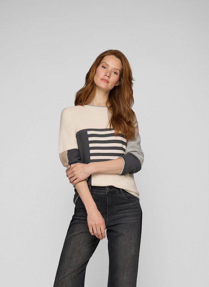 Rabe Strickpullover im Colorblocking-Look von Rabe