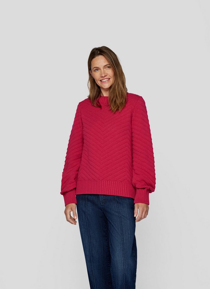 Rabe Strickpullover mit Ripp-Muster von Rabe