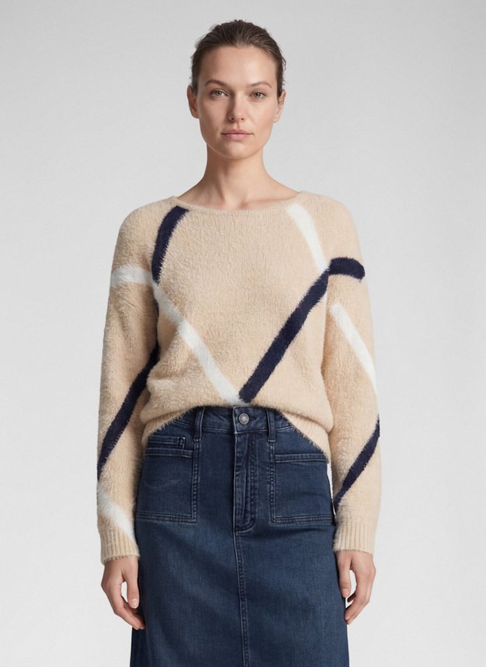 Rabe Strickpullover mit grafischem Muster von Rabe