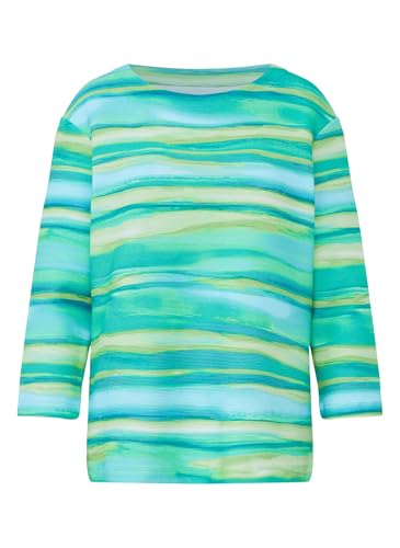 Rabe Sweatshirt Aquarell Optik in Grün für Damen von Rabe
