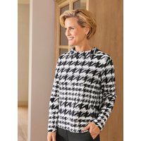 Rabe Sweatshirt Hahnentritt von Rabe