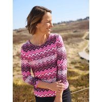 Rabe Sweatshirt Zickzack von Rabe