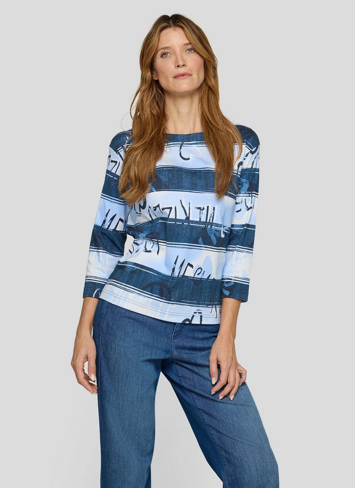 Rabe Sweatshirt mit Printnd von Rabe