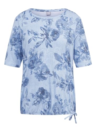 Rabe T-Shirt Floraler Print in Hellblau für Damen von Rabe