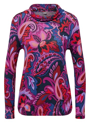 Rabe T-Shirt Gemustert - Rollkragen, Langarm von Rabe