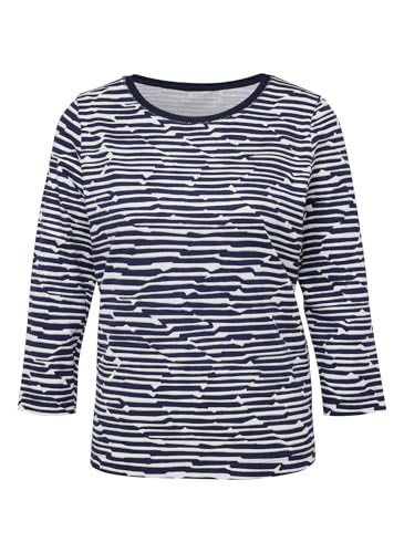 Rabe T-Shirt Gemustert in Dunkelblau für Damen von Rabe