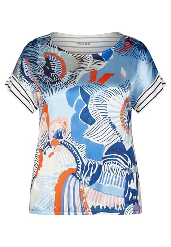 Rabe T-Shirt Gemustert - Rundhals, Kurzarm von Rabe