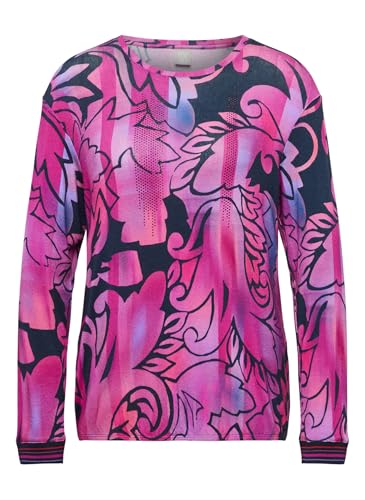 Rabe T-Shirt Gemustert - Rundhals, Langarm von Rabe