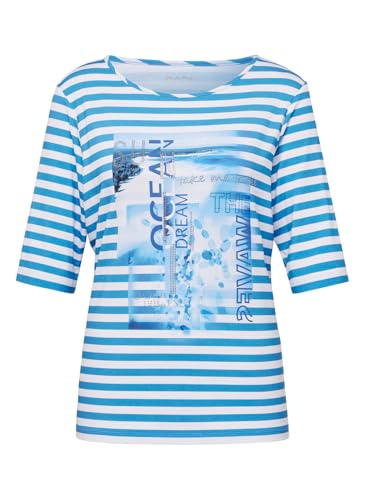 Rabe T-Shirt Gemustert in Hellblau für Damen von Rabe