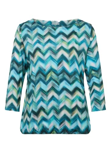 Rabe T-Shirt Pfauenblau - 48 von Rabe