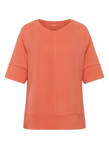 Rabe T-Shirt Unifarben in Orange für Damen von Rabe