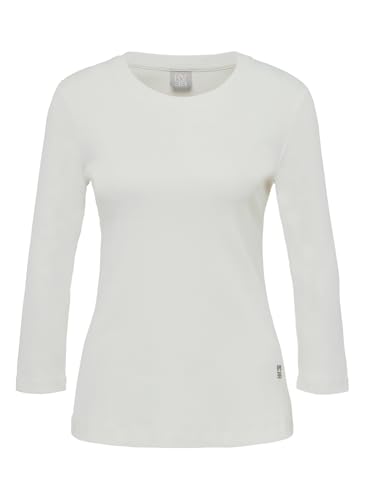 Rabe T-Shirt Unifarben in Weiß für Damen von Rabe