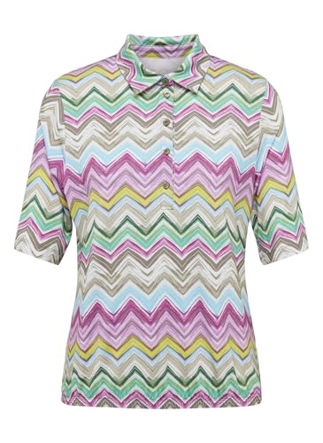 Rabe T-Shirt Zick-Zack Muster in Grün für Damen von Rabe