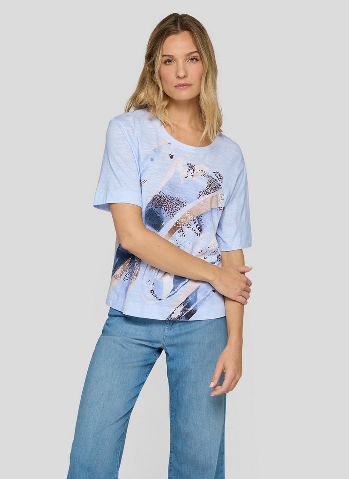 Rabe T-Shirt mit Front-Print von Rabe