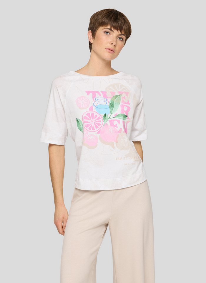Rabe T-Shirt mit Print von Rabe