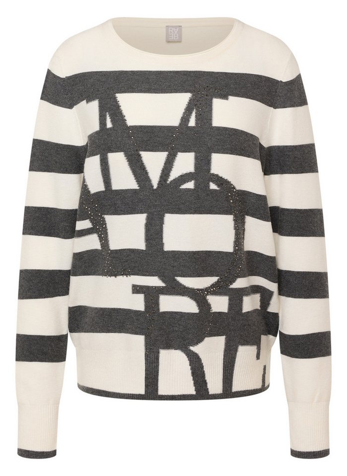 Rabe Wollpullover PULLOVER Granit von Rabe