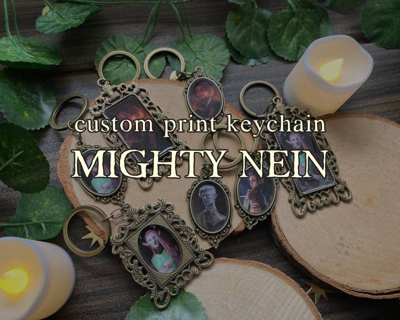 Critical Role - Mighty Nein Print Keychain | Customizable von RabentanzArt