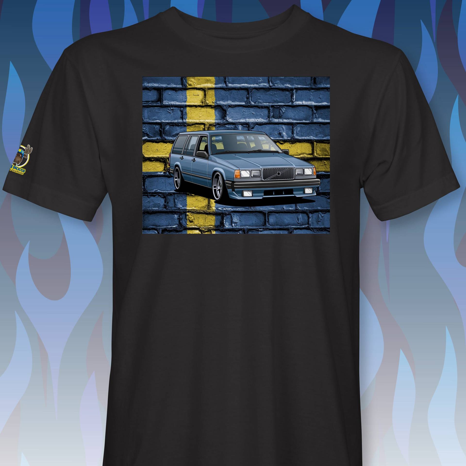 745 Auf Brick Wall T-Shirt Rm0148 von RabidMooseStore