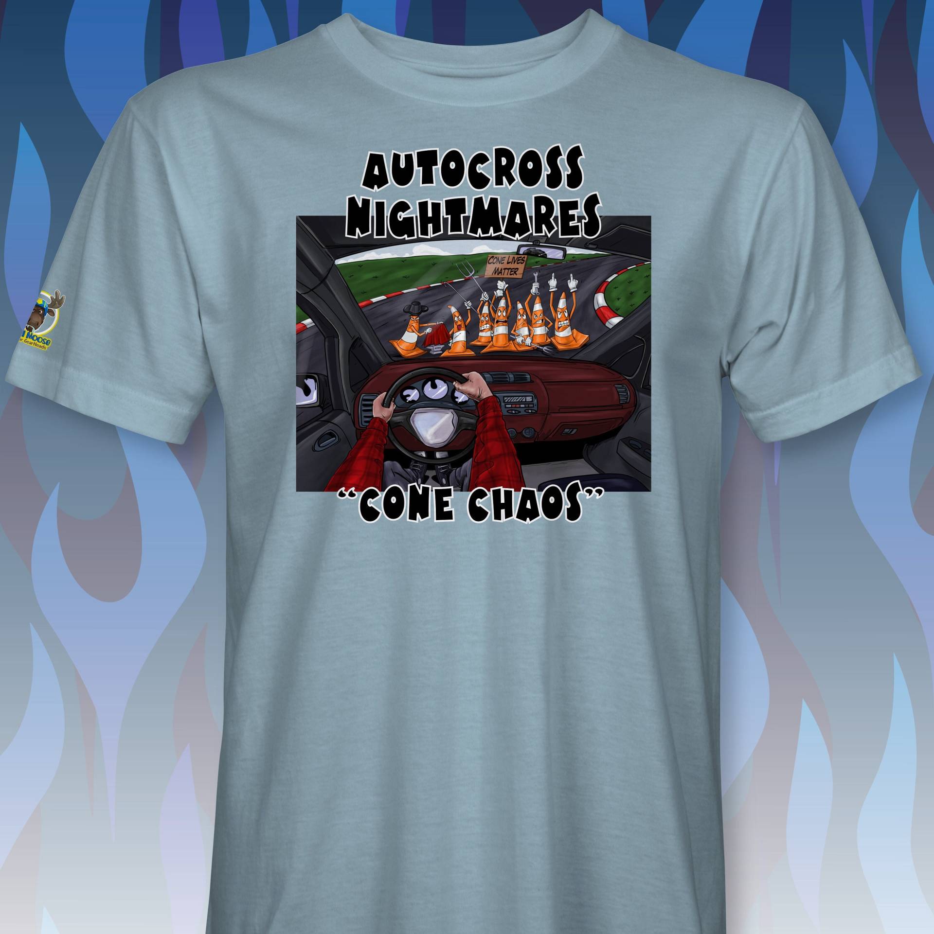 Autocross T-Shirt ""Cone Chaos"" Rm0171." von RabidMooseStore