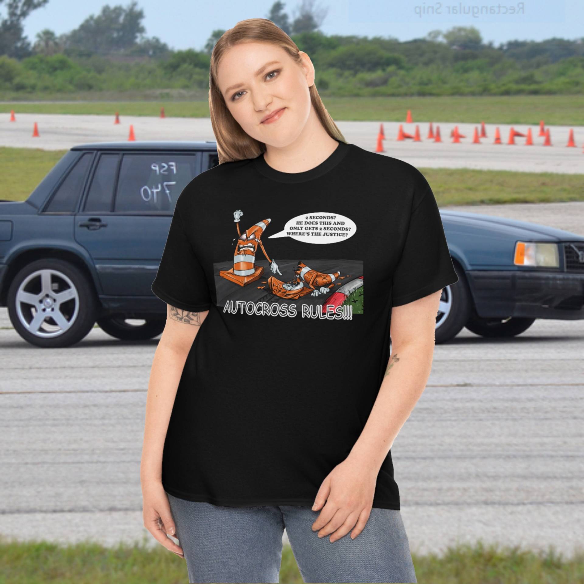 Autocross "Wo Ist Die Gerechtigkeit" T-Shirt Rm0159 von RabidMooseStore
