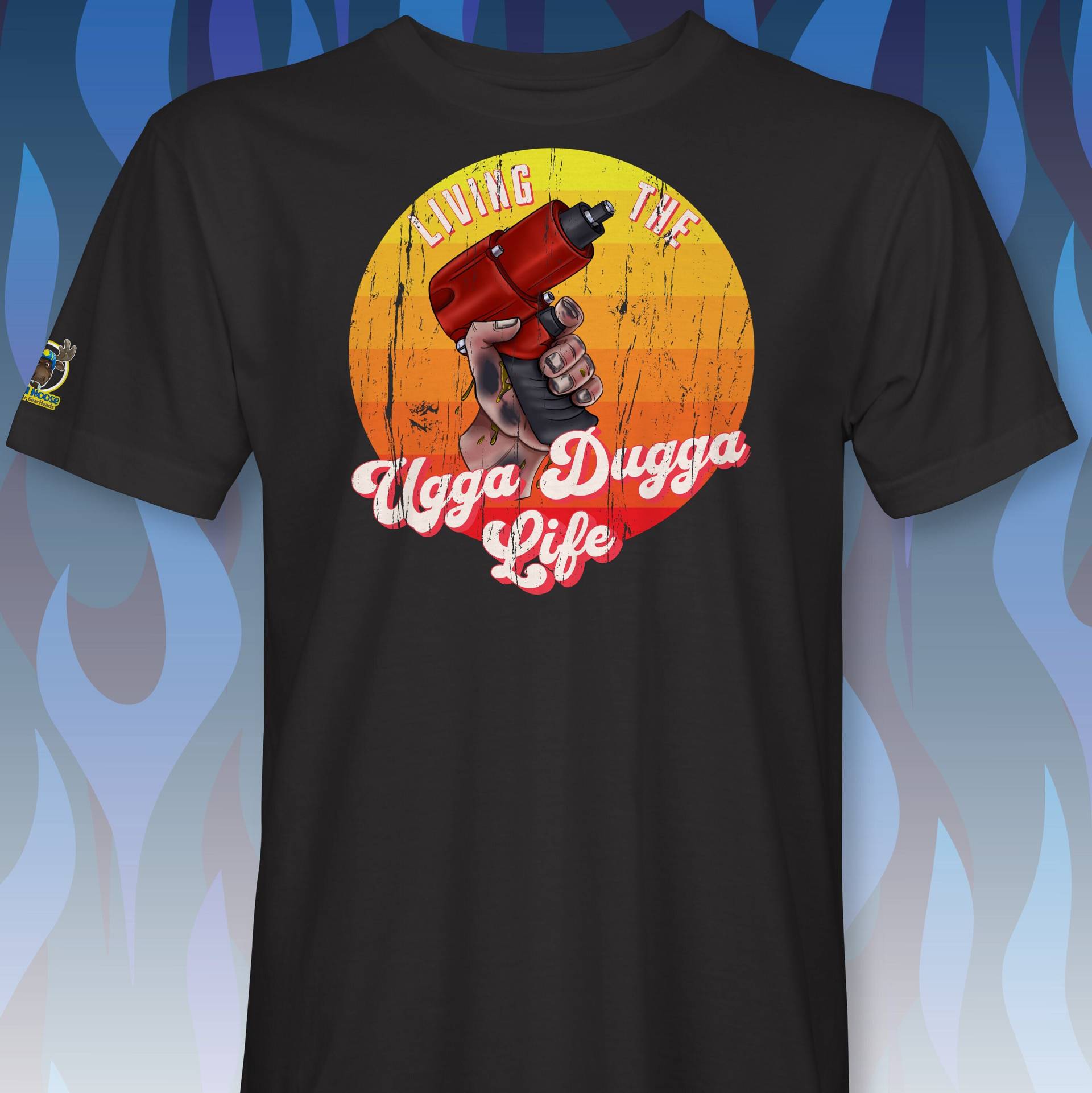 Living The Ugga Dugga Life Mechaniker T-Shirt Rm0328 von RabidMooseStore