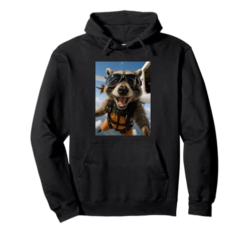 Waschbär Tierliebhaber Sky Diving Diver Zoo Jungen Mädchen Kinder Pullover Hoodie Waschbär Tierliebhaber Sky Diving Diver Zoo Jungen Mädchen Kinder Pullover Hoodie von RaccoonAxis1