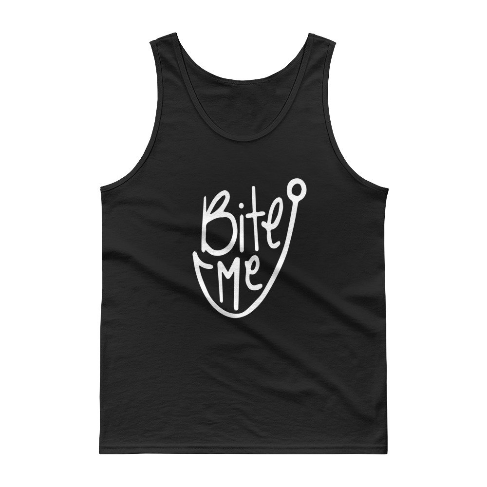Bite Me Dark Männer Trägershirt von RaccoonLakeShop