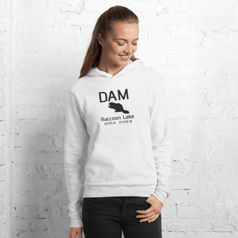 Dam Fleece Unisex Hoodie von RaccoonLakeShop