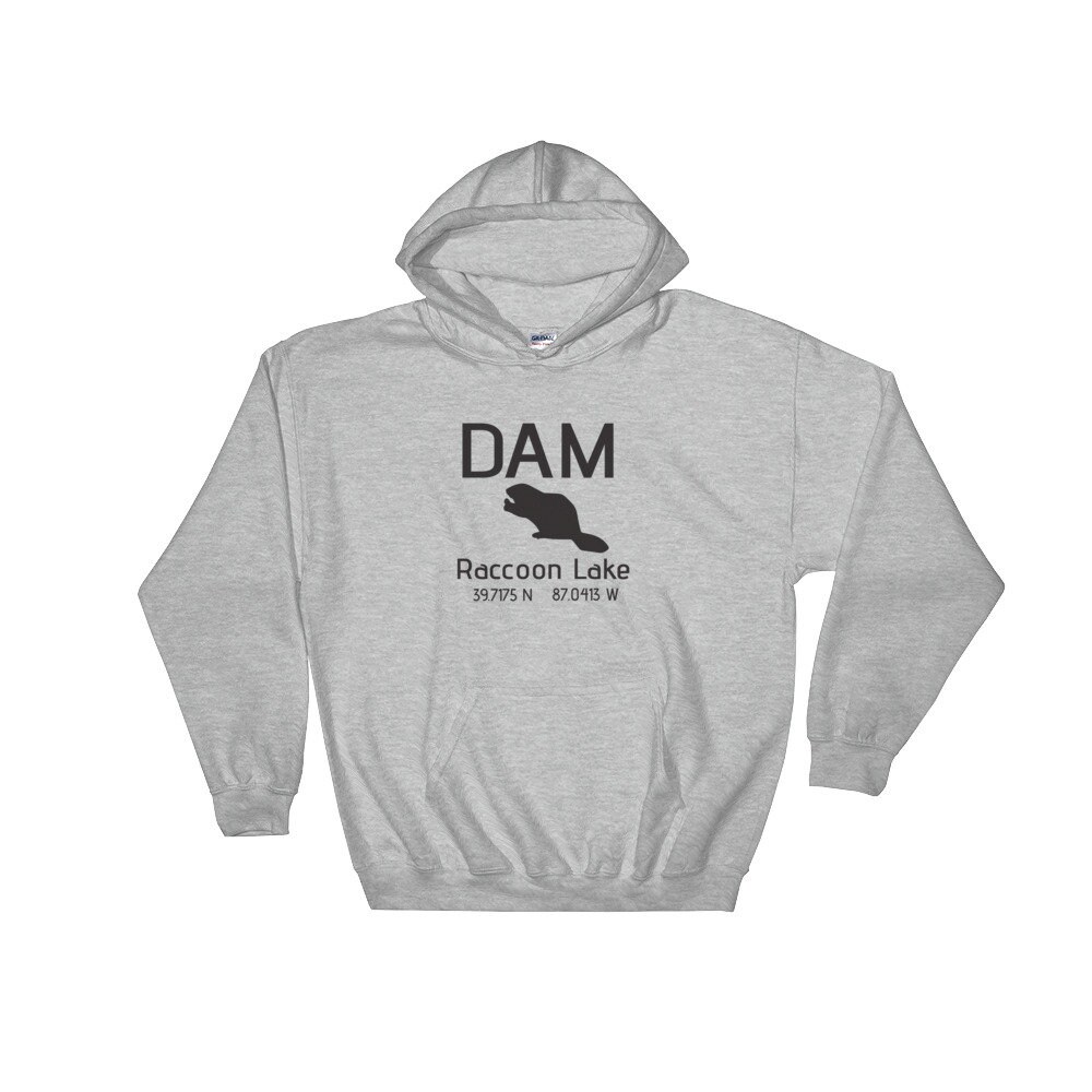 Dam Sweatshirt Mit Kapuze von RaccoonLakeShop