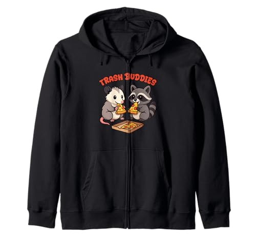 Waschbär Opossum Trash Buddies Pizza Jungen Mädchen Kinder Kapuzenjacke Waschbär Opossum Trash Buddies Pizza Jungen Mädchen Kinder Kapuzenjacke von RaccoonOpossumAxis1