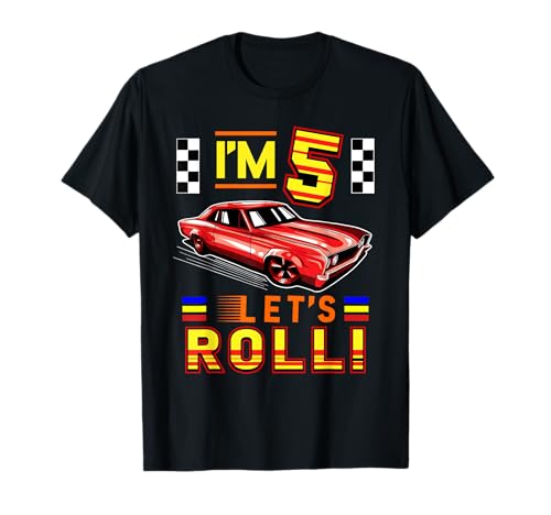 Race Car 5th Birthday Toddler Boy Racing 5 Years Old T-Shirt Race Car 5th Birthday Toddler Boy Racing 5 Years Old T-Shirt von Race Car Birthday Tees .