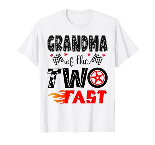 Grandma of The Two Fast Rennwagen für Jungen zum 2. Geburtstag T-Shirt Grandma of The Two Fast Rennwagen für Jungen zum 2. Geburtstag T-Shirt von Race Car Pit Crew 2Nd Birthday Boy