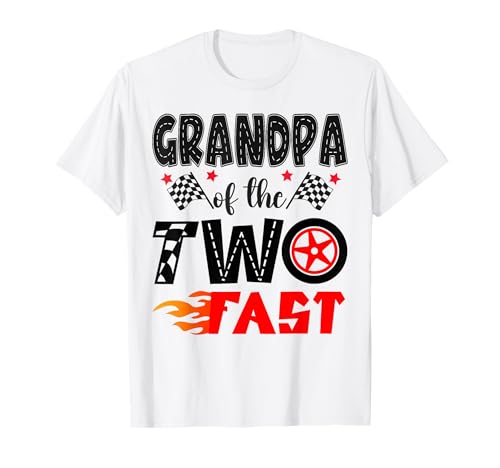 Opa of The Two Fast Rennwagen für Jungen zum 2. Geburtstag T-Shirt Opa of The Two Fast Rennwagen für Jungen zum 2. Geburtstag T-Shirt von Race Car Pit Crew 2Nd Birthday Boy
