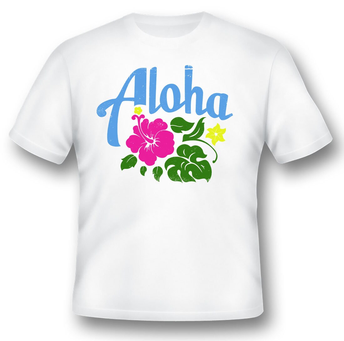 Aloha Schwarz Oder Weiß T-Shirt von RacerSupply