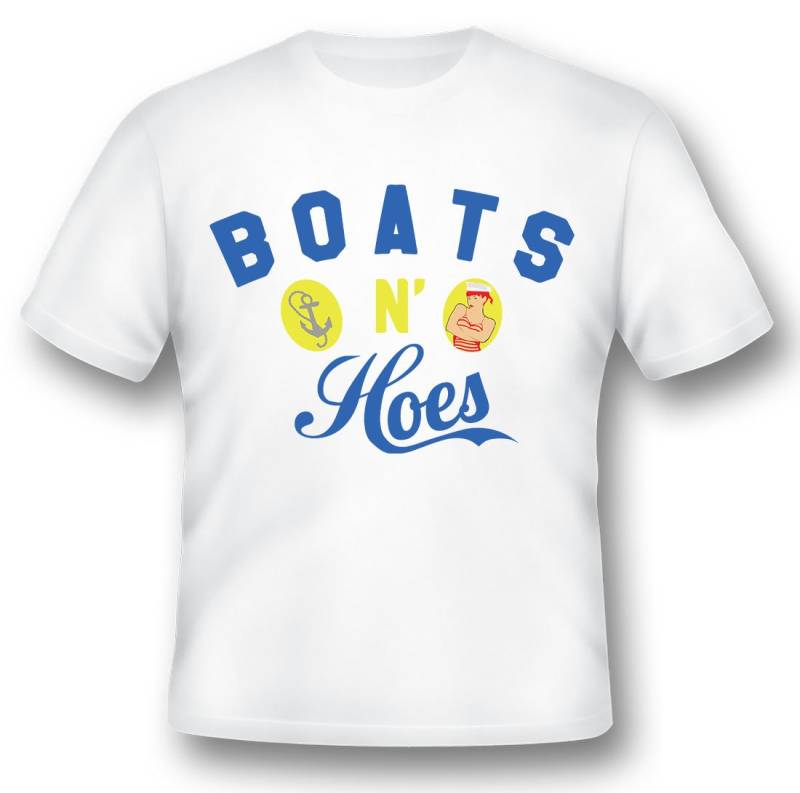 Boote Und Hoen Schwarz Oder Weiß T-Shirt von RacerSupply