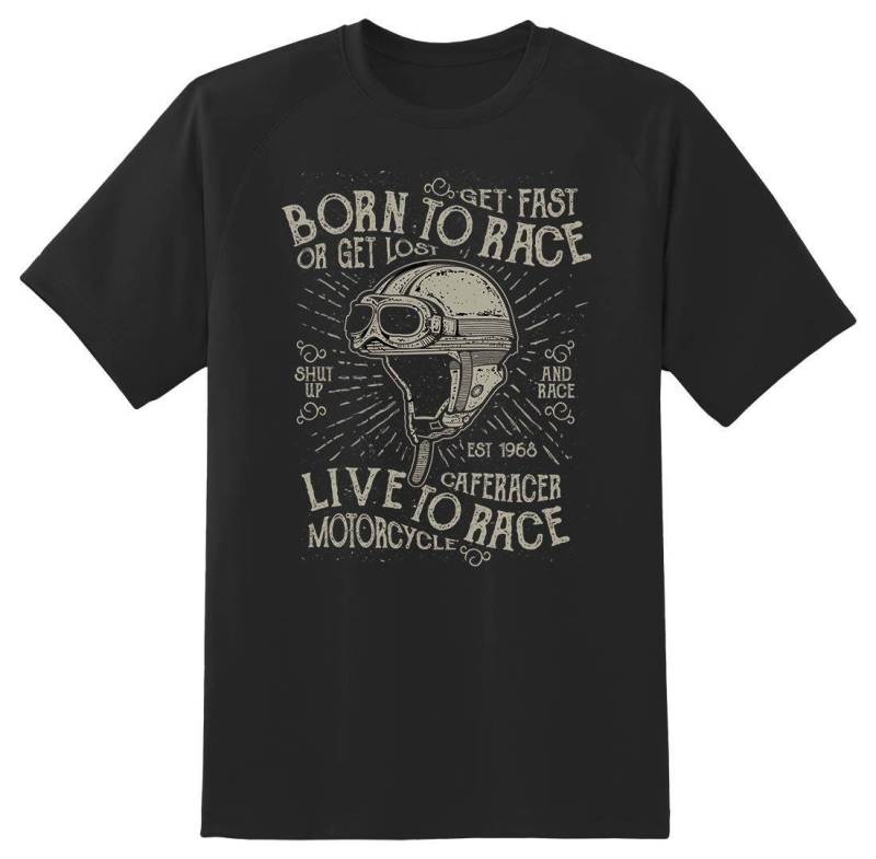 Born To Race Get Fast Or Lost Shirt 08012016 von RacerSupply