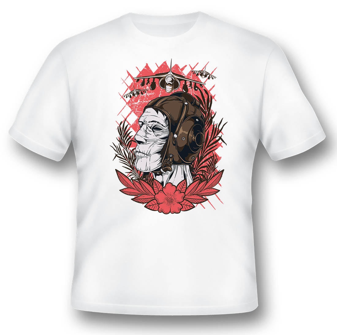 Flugzeug Jagdflieger Shirt 08012016 von RacerSupply