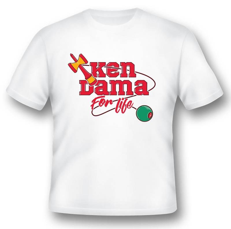 Kendama For Life Weißes Oder Schwarzes T-Shirt von RacerSupply