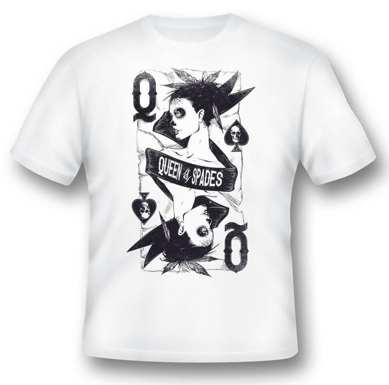 Königin Der Spaten Schwarz Oder Weiß T-Shirt von RacerSupply