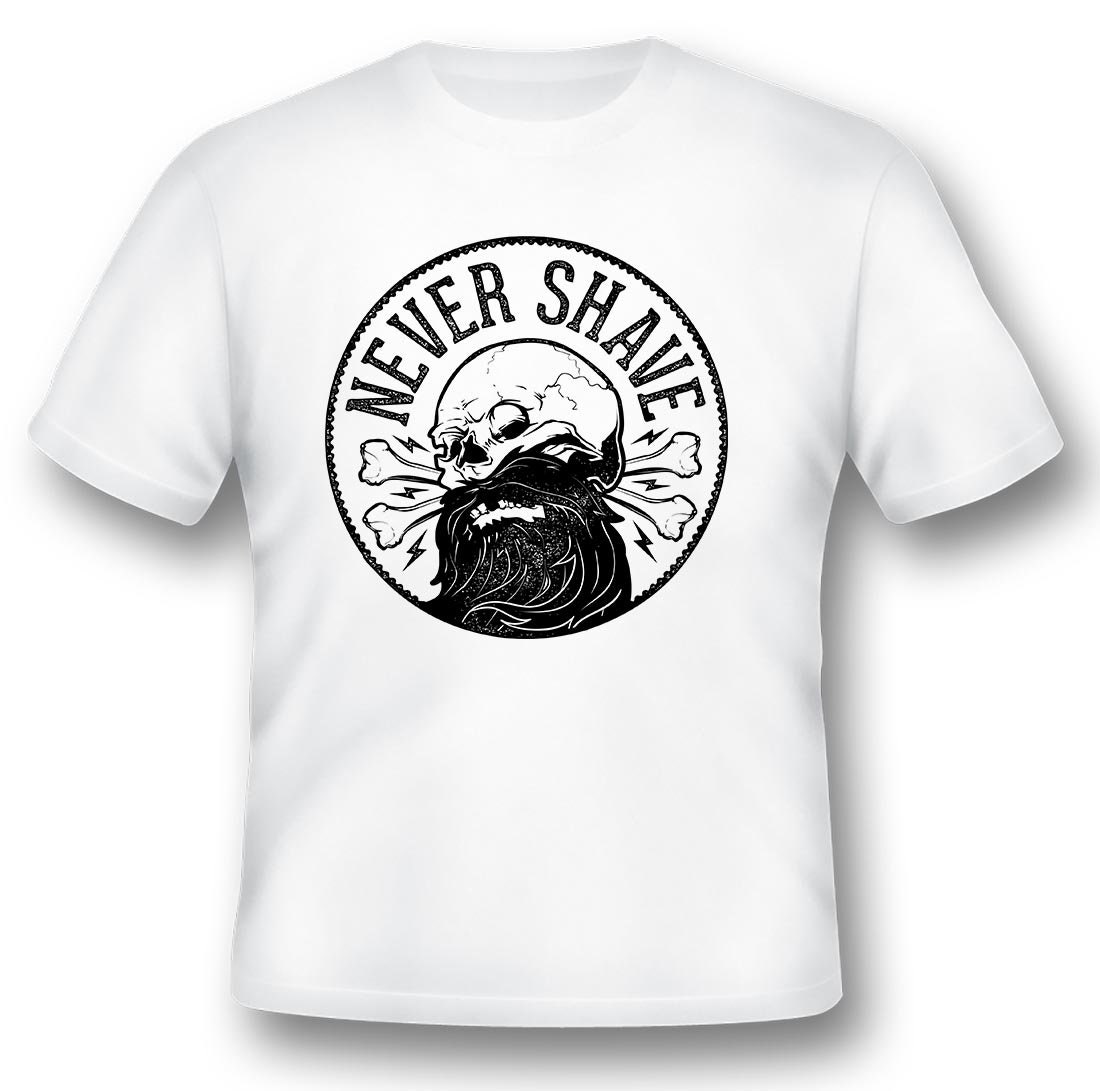 Never Shave T-Shirt von RacerSupply