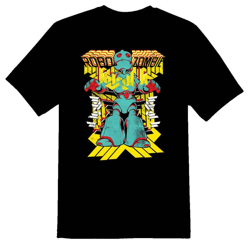 Rob Zombie Roboter T Shirt 082315 Halloween von RacerSupply
